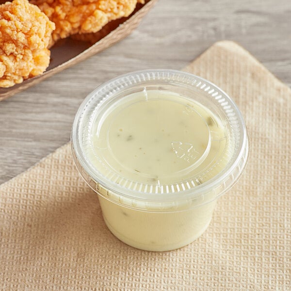1.5 --> 2.5oz Portion Lid 2500pcs/ case