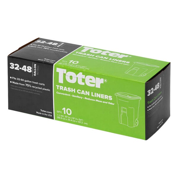 48GTB - 48 Gallon Trash Bag Thickness - 100pcs/case