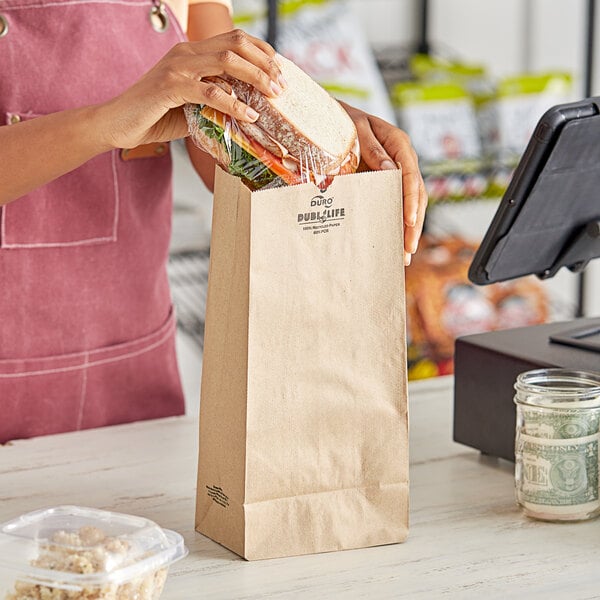 #8SOS Bag - #8 SOS Brown Paper Bag - 500pcs/case