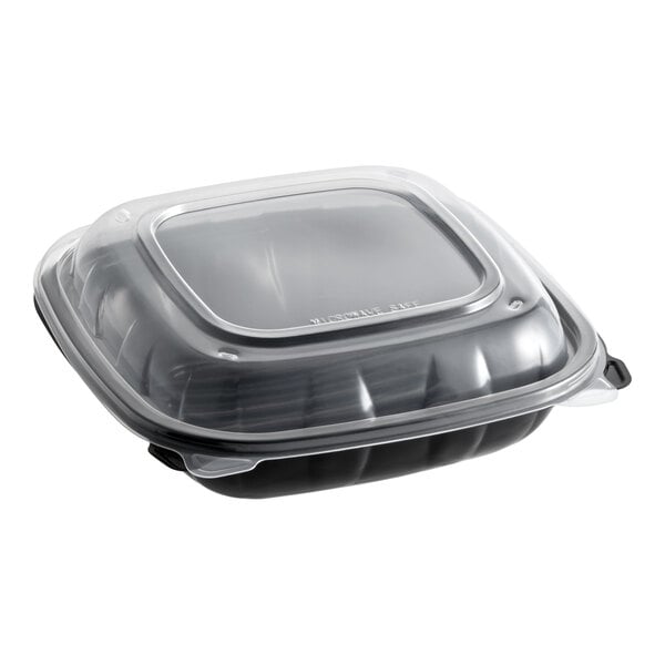 883PS1C - 8x8 Hinged Clear Container - 200 pcs/case