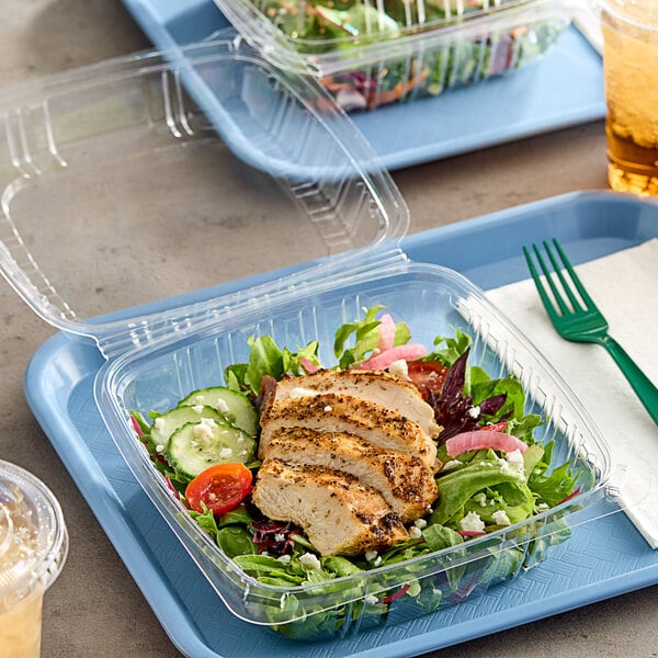 CHOICE HCP803CH - 8x8x3 Hinged Clear Claimshell Container - 200 pcs/case