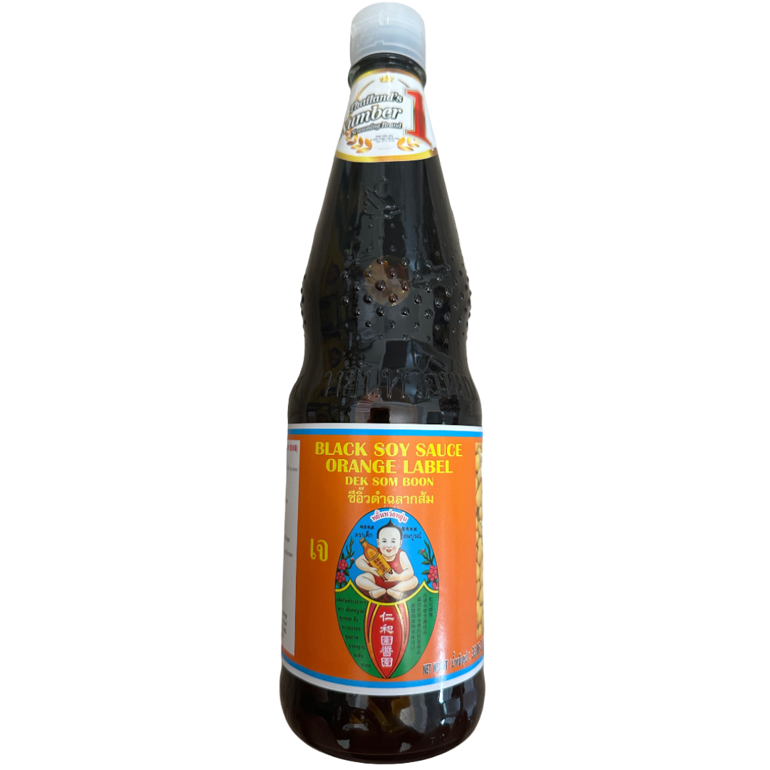 Dek Som Boon Black Soy (D) Orange Label 700ml x 12botl/case
