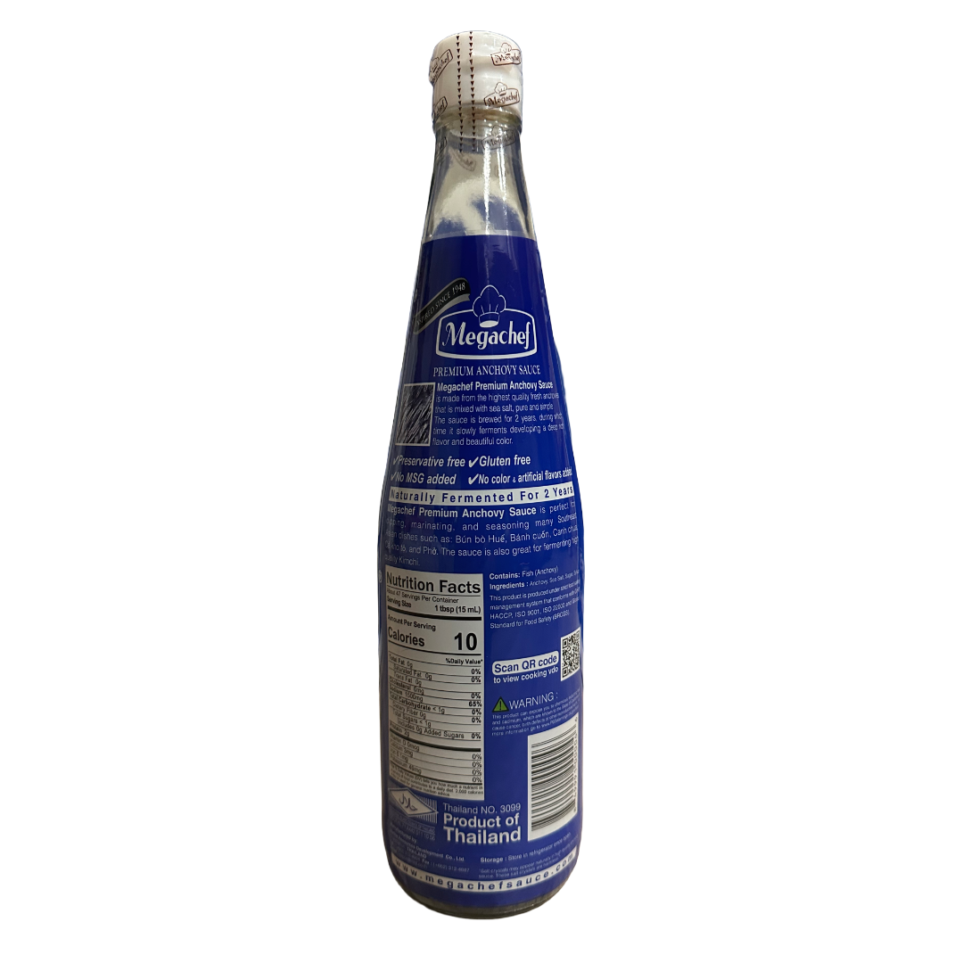 Megachef Premium Fish Sauce 700ml x 12botl/case