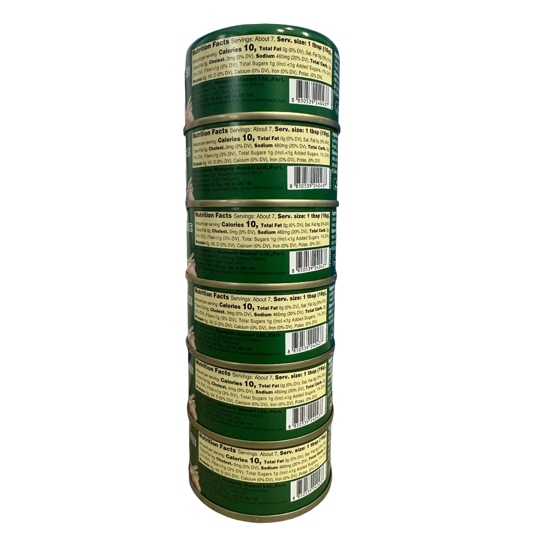 Maesri Green Curry Paste - (S) 4oz x 48Can/case