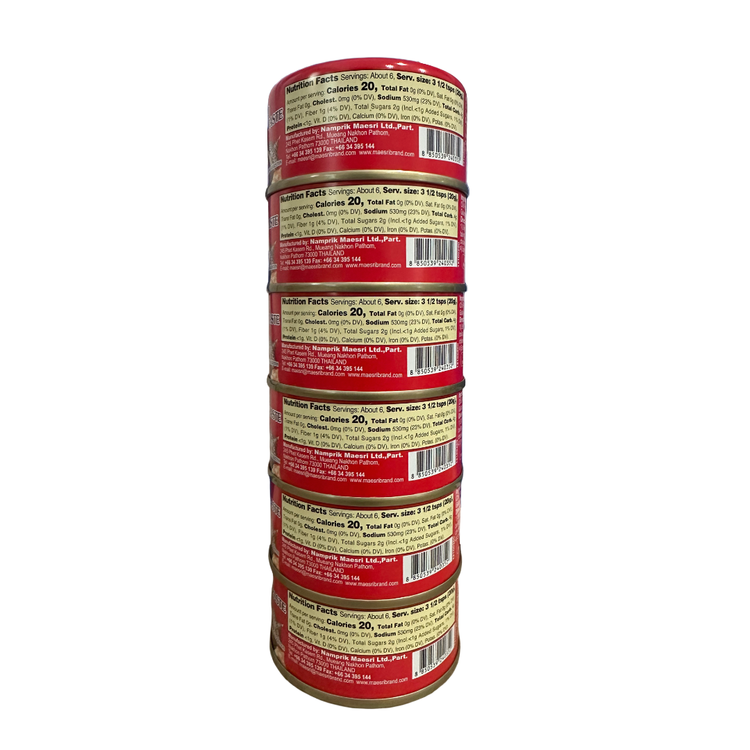 Maesri Red Curry Paste - (S) 4oz x 48Can/case