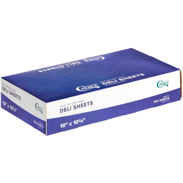 EZ10 - 10x10 3/4 Interfold Deli Wax Paper - 6000pcs/case