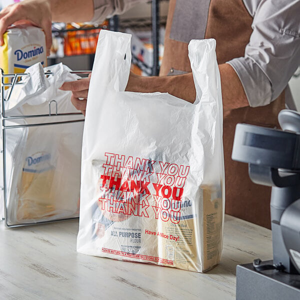 1/6 Thank You T-Shirt Bag 1000pcs/case