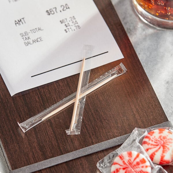 Toothpick Mint Wrapped - 120000pcs/case