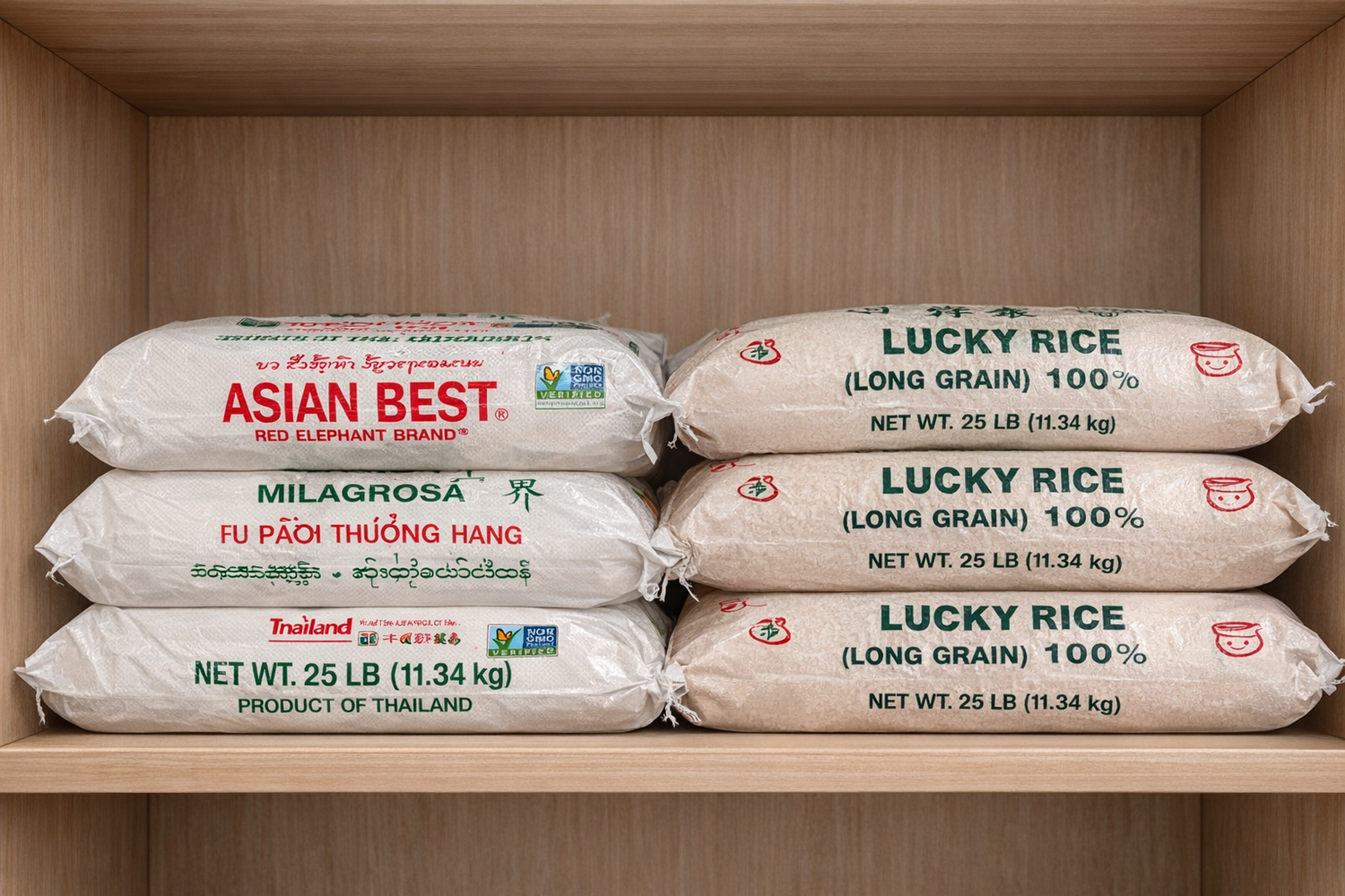 Rice, Rice Vermicelli, and Rice Sticks
