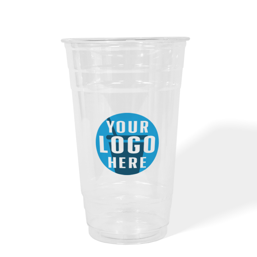 24oz PET Cup Logo Print 500pcs/case