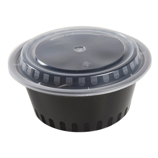 38oz Black Bowl - 150 Sets /case