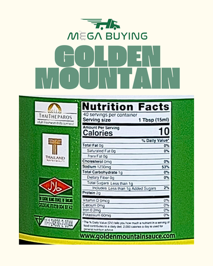 Golden Mountain Seasoning Sauce 600ml x 12botl/ case