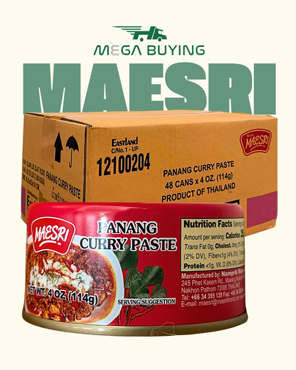Maesri Panang Curry Paste - (S) 4oz x 48 Can/case