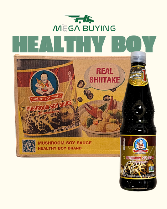 Dek Som Boon Soy Sauce W/Mushroom (L) 700ml x 12botl/case