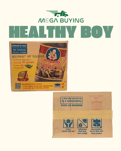 Dek Som Boon Soy Sauce W/Mushroom (L) 700ml x 12botl/case
