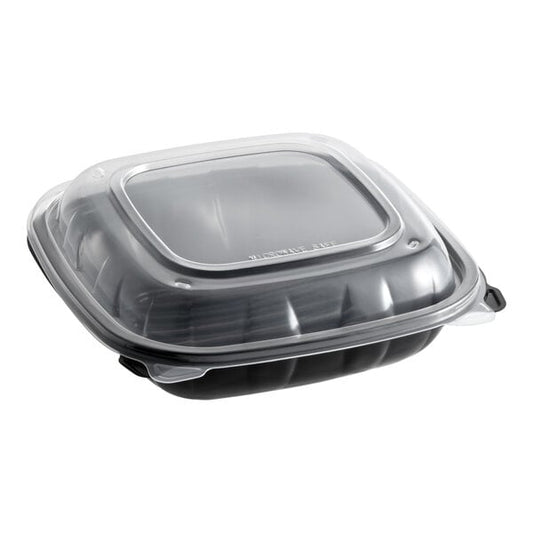 883PS1C - 8x8 Hinged Clear Container - 200 pcs/case
