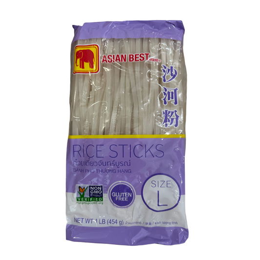 Asian Best Rice Sticks Size (L) 1LB (454gr) x 30 Bags/case