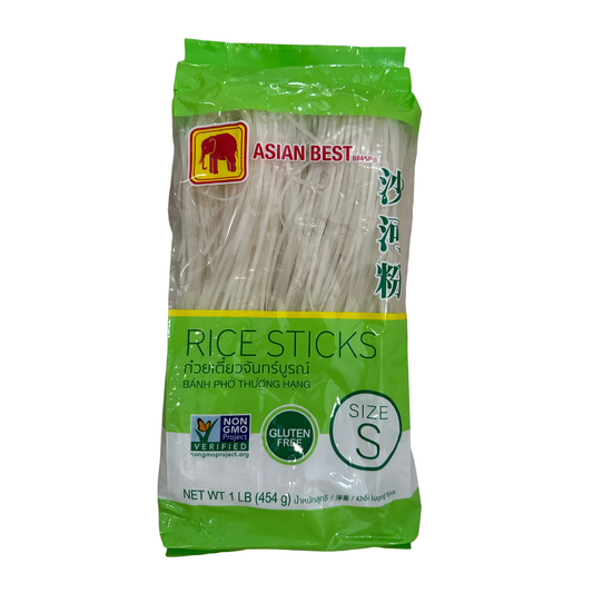Asian Best Rice Sticks Size (S) 1LB (454gr) x 30 Bags/case