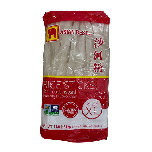 Asian Best Rice Sticks Size (XL) 1LB (454gr) x 30 Bags/case