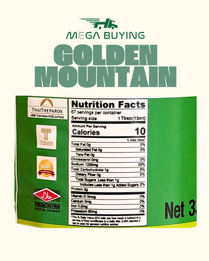 Golden Mountain Seasoning Sauce Green Cap 1L x 12botl/ case