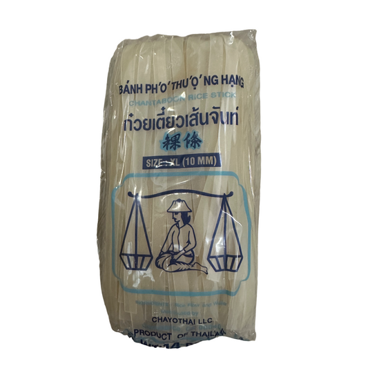 Chantaboon Rice Stick Size (XL-10mm) 14oz x 30 Bags/case
