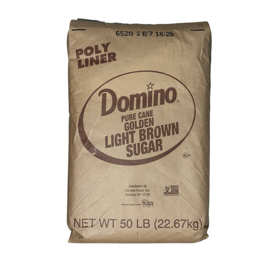 Domino Light Brown Sugar 50LBS