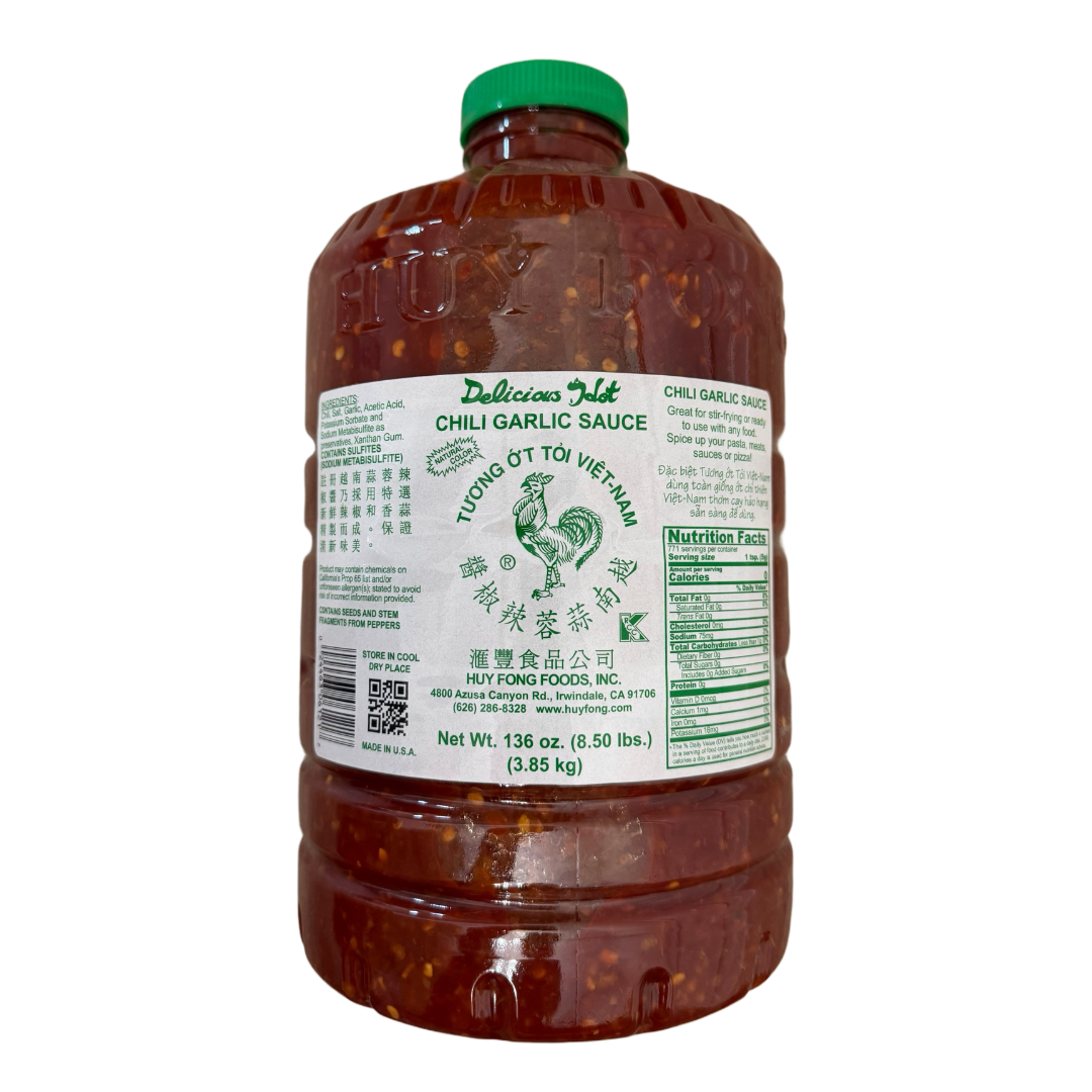 Huy Fong Chili Garlic Sauce 136oz x 3botl/case