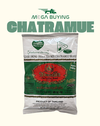 ChaTraMue Green Tea 200g x 12 Bags/case