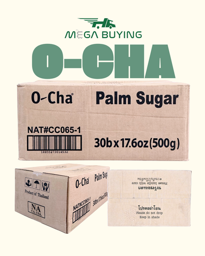 O-Cha Palm Sugar 17.6oz (500g) x 30/case