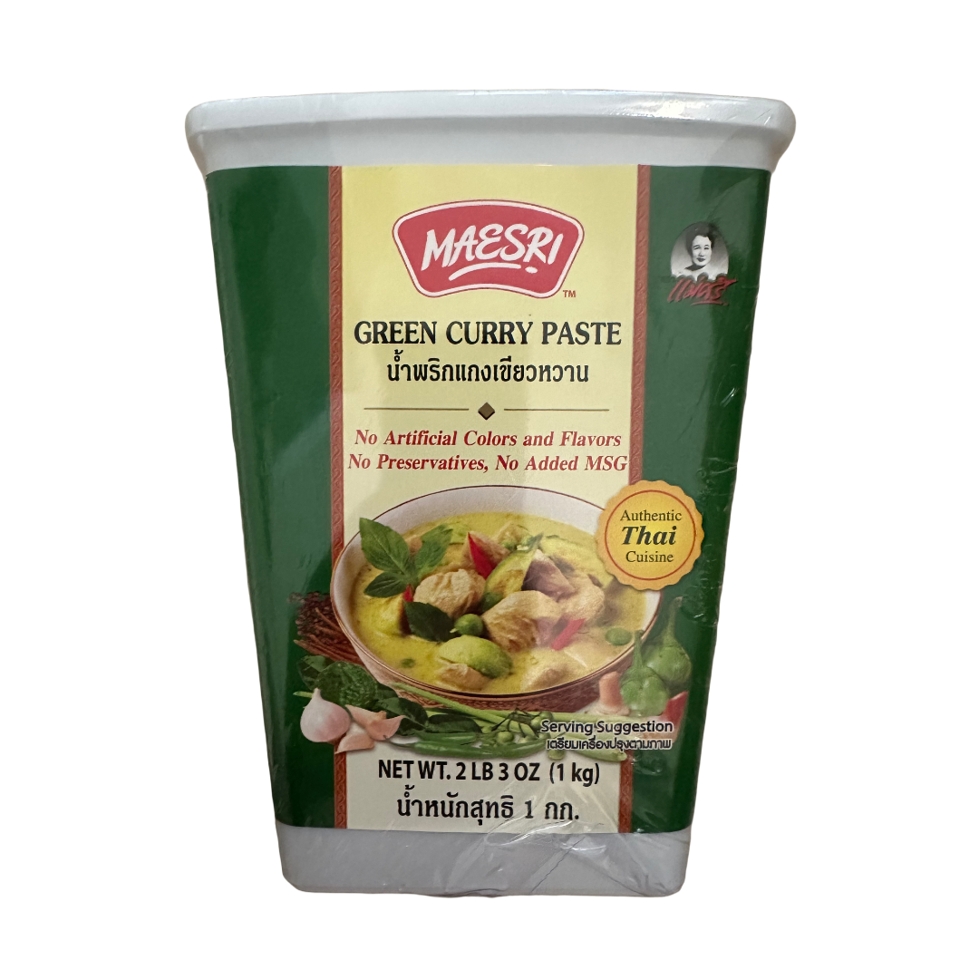 Maesri Green Curry Paste - (L) (VAC.PK) 6jars x 1kg/case