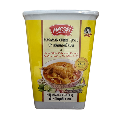 Maesri Masaman Curry Paste- (L) (VAC.PK) 6jars x 1kg/case