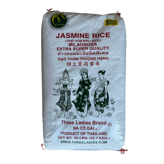 Three Ladies Jasmine Rice 50LB