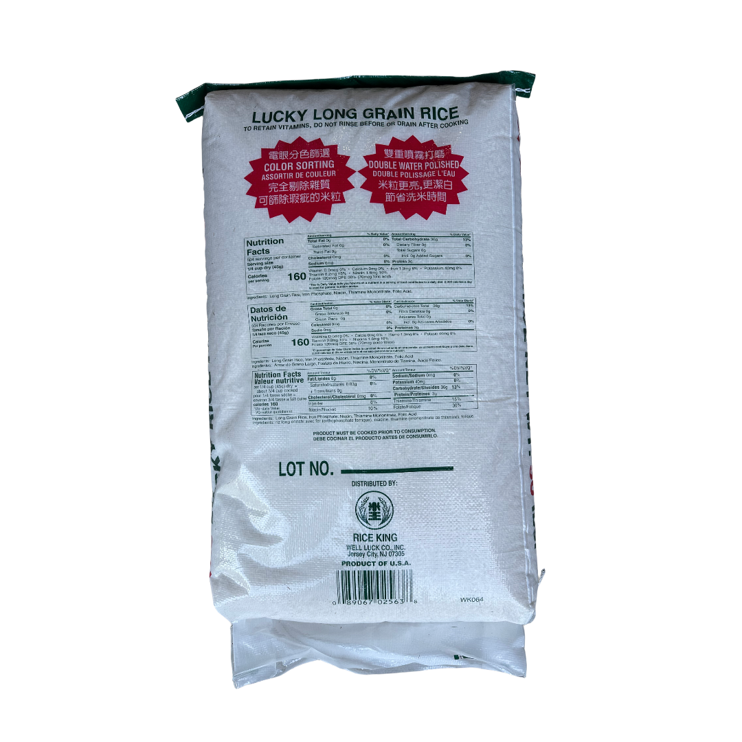 Lucky Long Grain Rice 50LB