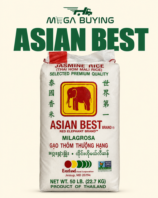 Asian Best Jasmine Rice 50LB
