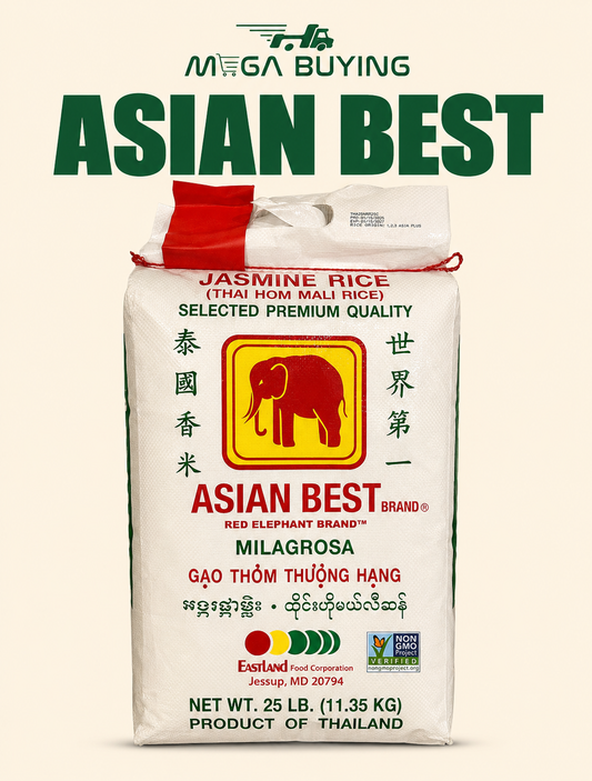 Asian Best Jasmine Rice 25LB