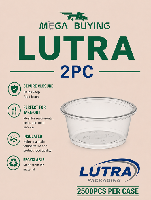 2PC - 2oz Portion Cup 2500pcs/ case