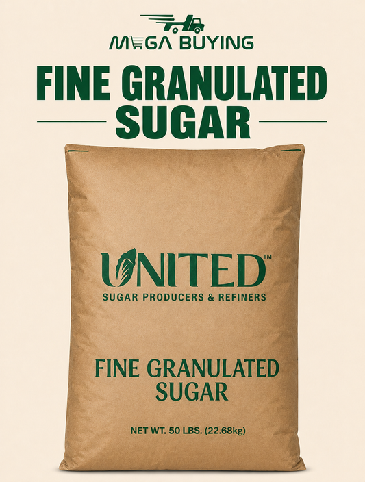 United Fine Granulated White Sugar 50LBS
