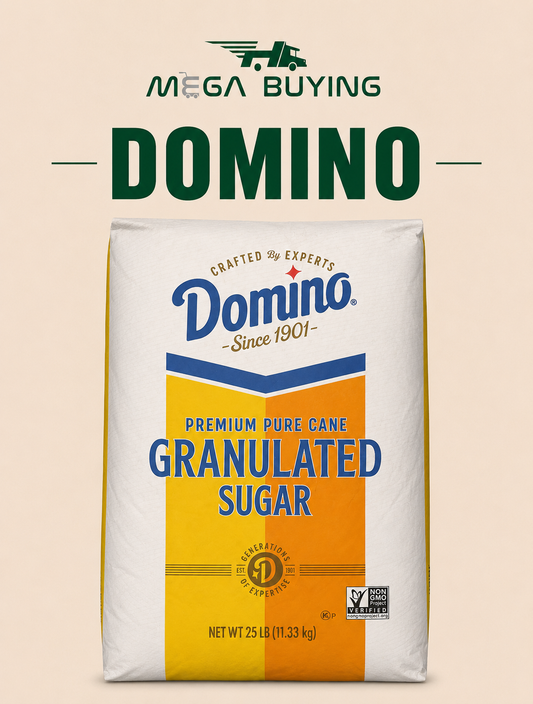 Domino Premium Pure Cane Granulated Sugar 25LB