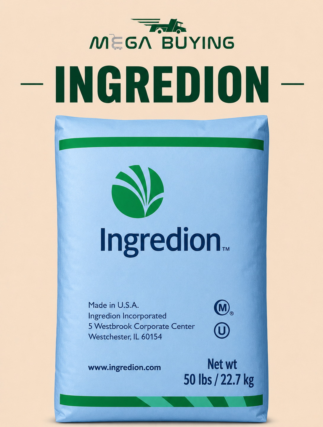 Ingredion Corn Starch 50LB