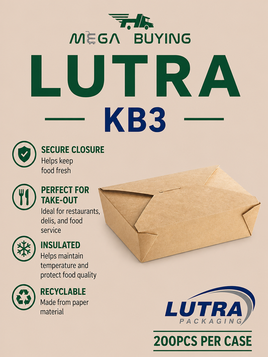 KB3 -Kraft Box #3 - 71oz - 200pcs/case