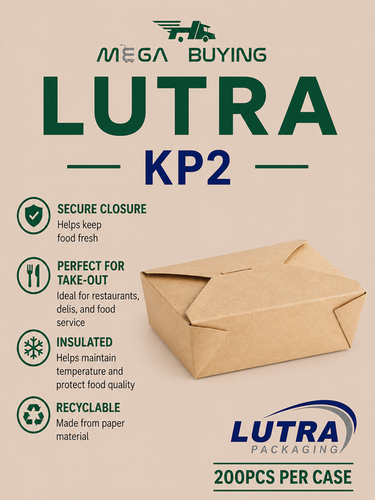 KB2 - Kraft Box #2 - 49oz - 200pcs/case