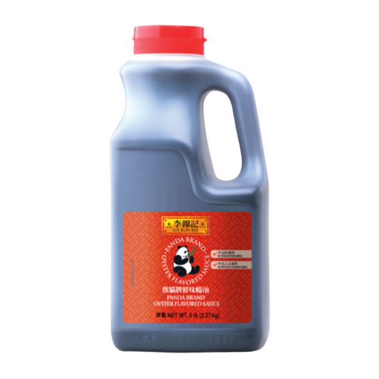 LKK Panda Brand Oyster Flavored Sauce 5LB. 5OZ (2.4Kg) x 6 Plastic Pail/case
