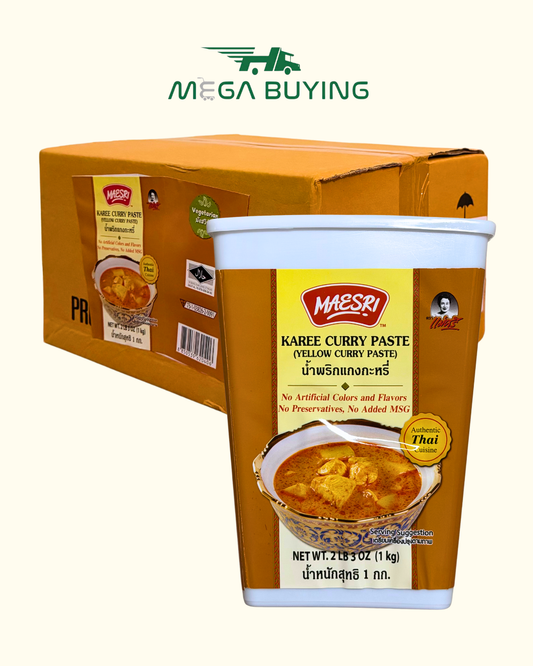 Maesri Karee Curry Paste -(L) (VAC.PK) 6jars x 1kg/case