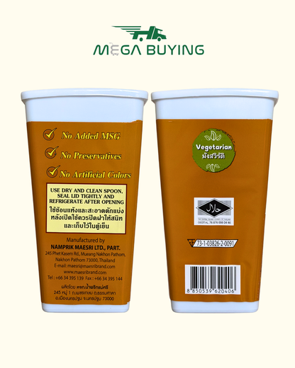 Maesri Karee Curry Paste -(L) (VAC.PK) 6jars x 1kg/case