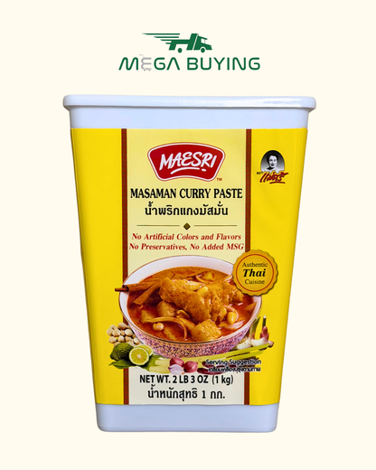 Maesri Masaman Curry Paste- (L) (VAC.PK) 6jars x 1kg/case