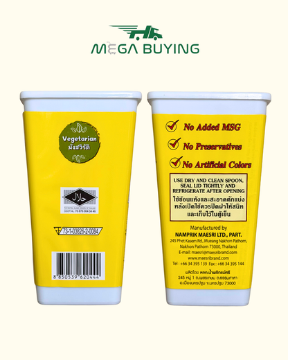 Maesri Masaman Curry Paste- (L) (VAC.PK) 6jars x 1kg/case