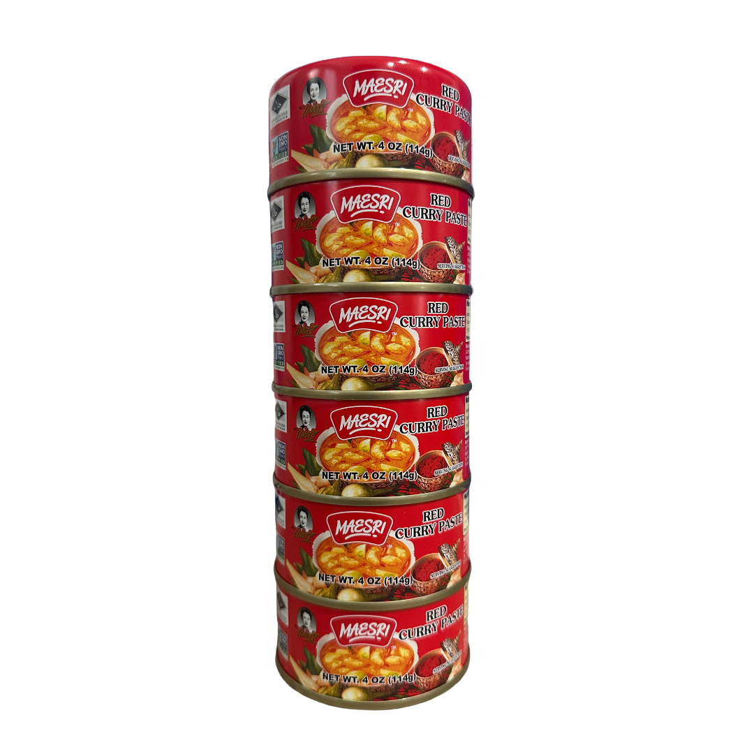 Maesri Red Curry Paste - (S) 4oz x 48Can/case