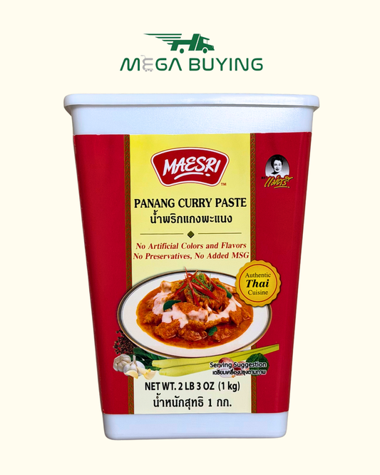 Maesri Panang Curry Paste -(L) (VAC.PK) 1kg x 6 Jars/case