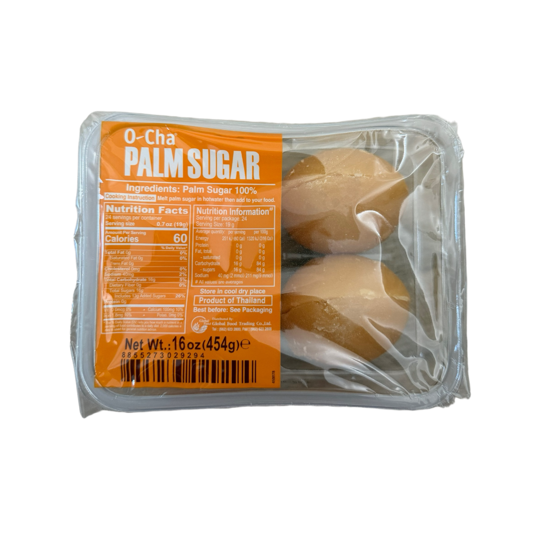 O-Cha Palm Sugar 16oz (454gr) x 24/case