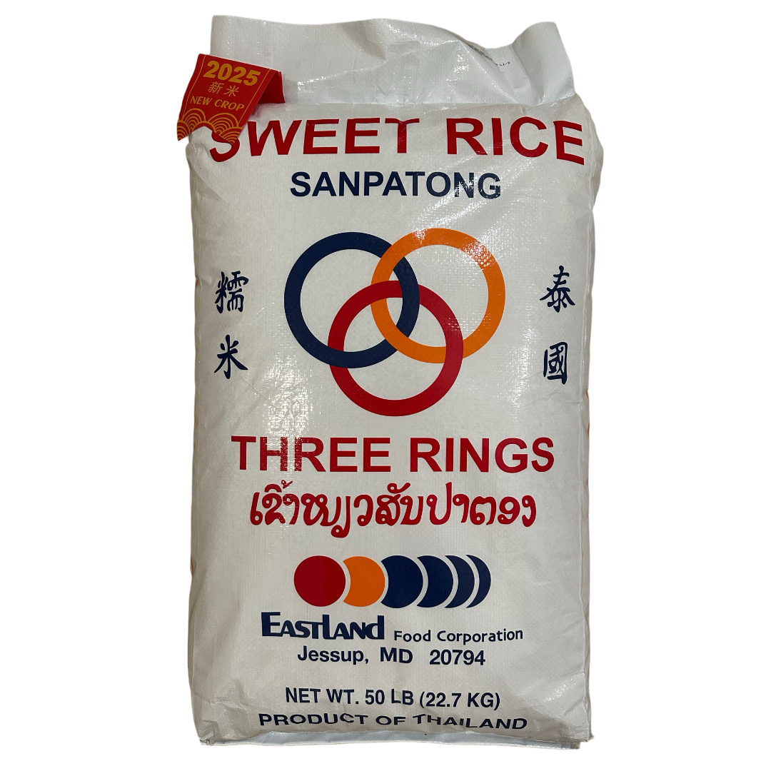 Three Rings Sweet Rice 50LB